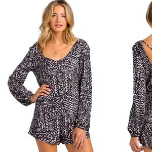🏴‍☠️ Billabong Secret Vibes long sleeve romper